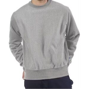 Champion Men's Gray Crewneck Sweater 4XL
